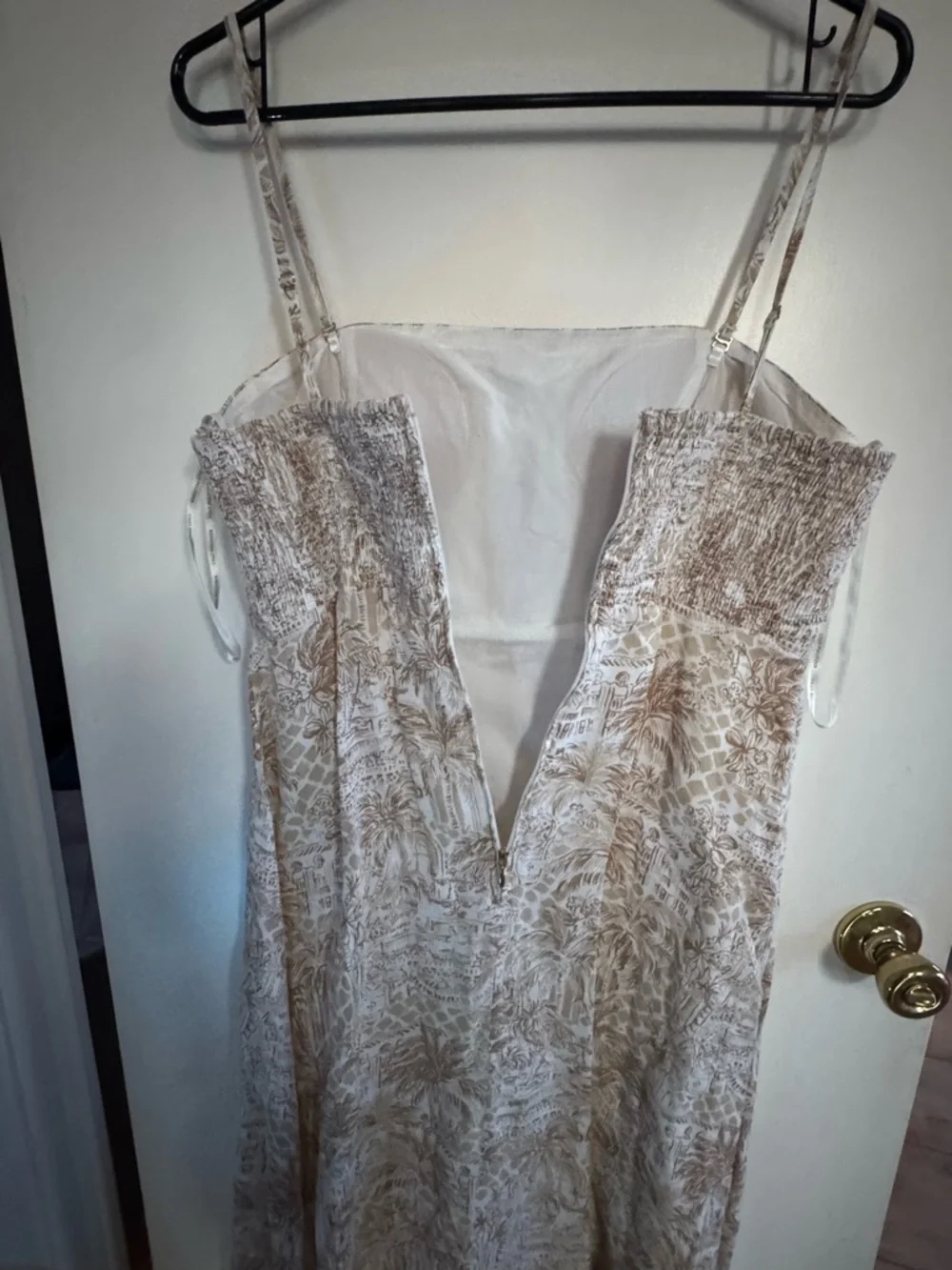 Lilly Pulitzer Jorgian Linen Printed Midi Slip Dress - Picture 3 of 9